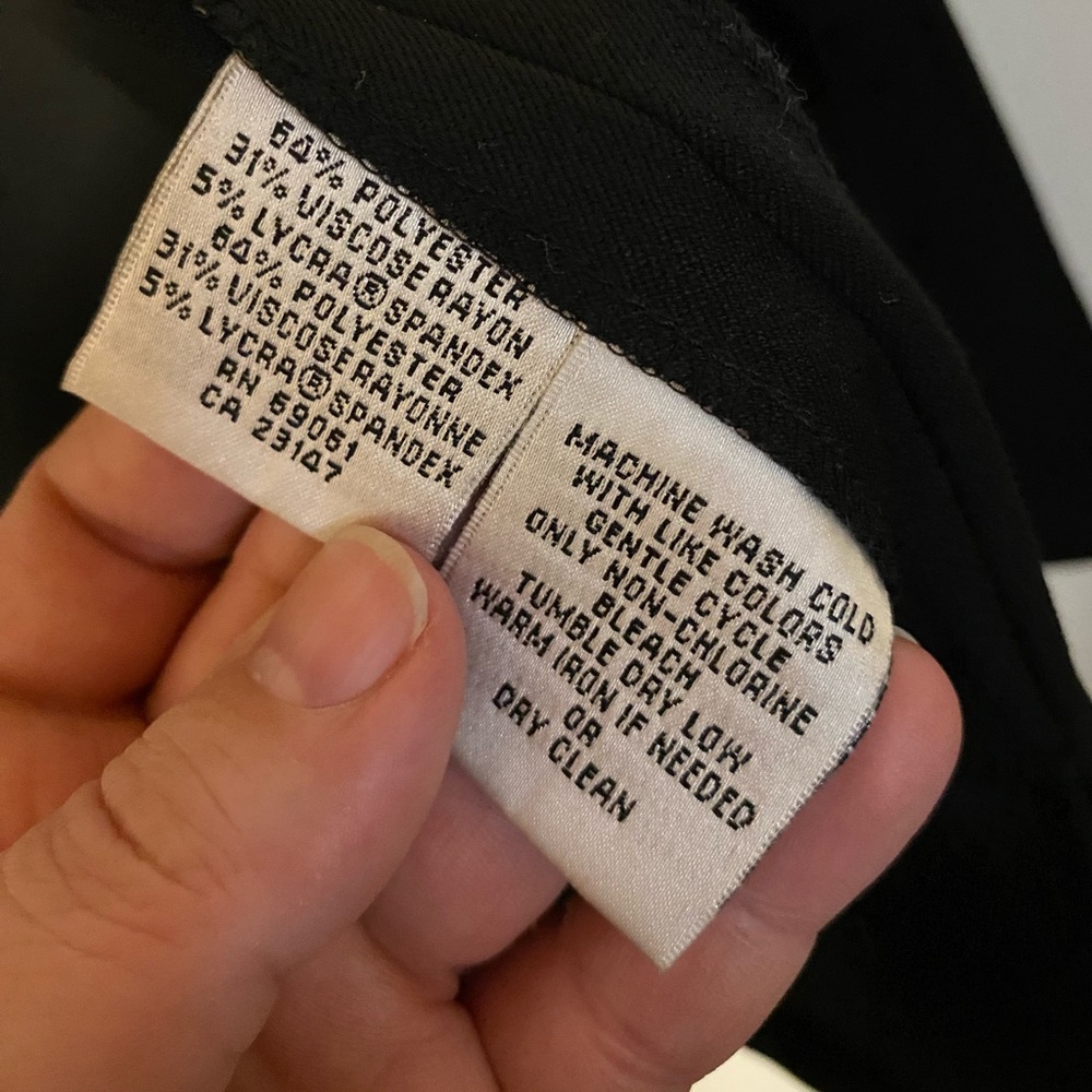 Talbots Button Down Black Blazer Jacket - image 3